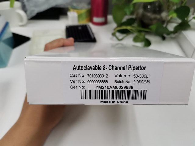 Multi-functional Autoclavable 8-channel MicroPette Plus50-300ul