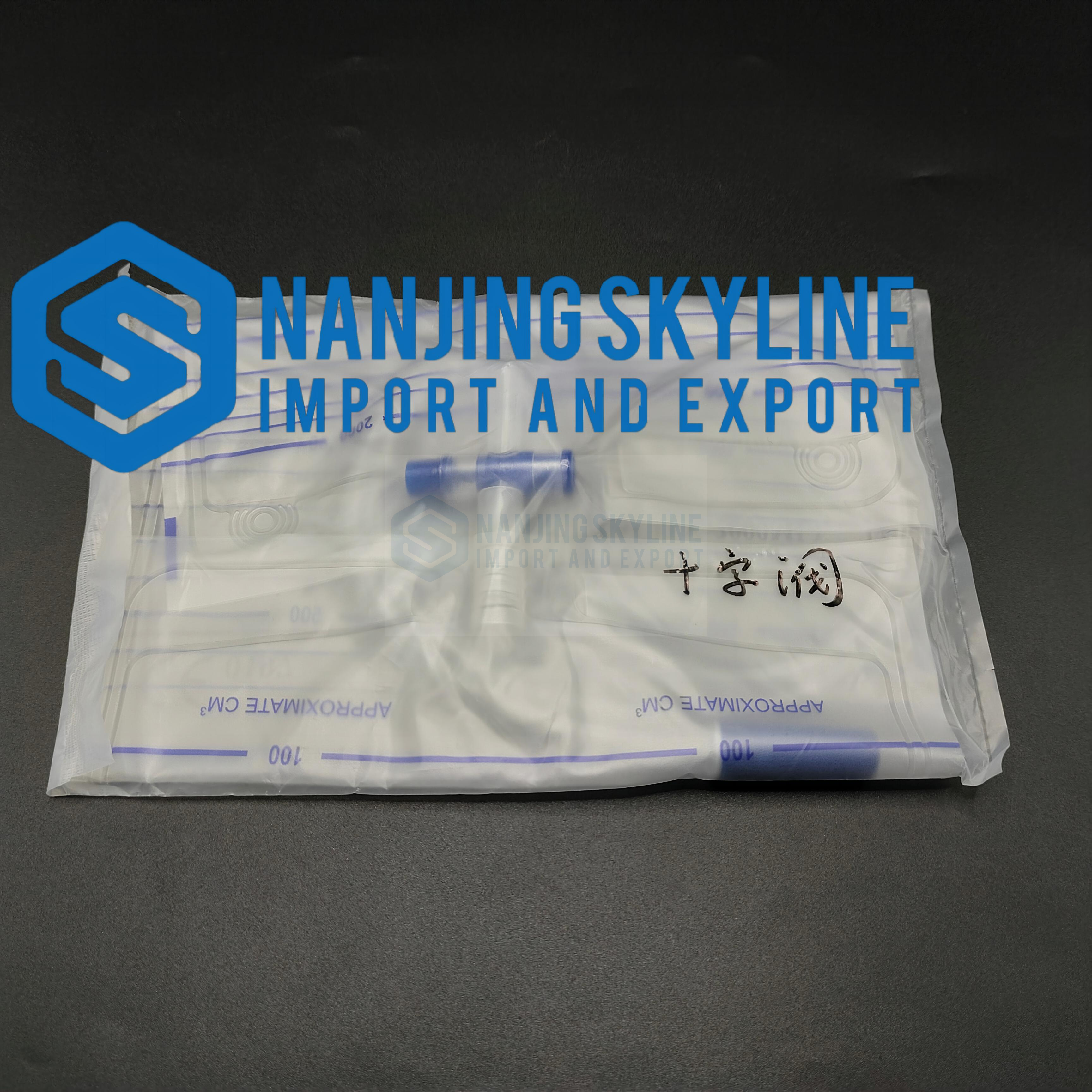 Sterilized PVC 2000ml Urine Bag with T Valve