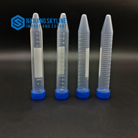 Plastic lab 15ml Centrifuge Tube with Conical Bottom