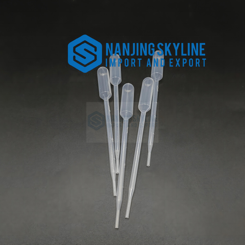 Disposable sterile graduated medical plastic dropper transfer micro pasteur pipette 1ml