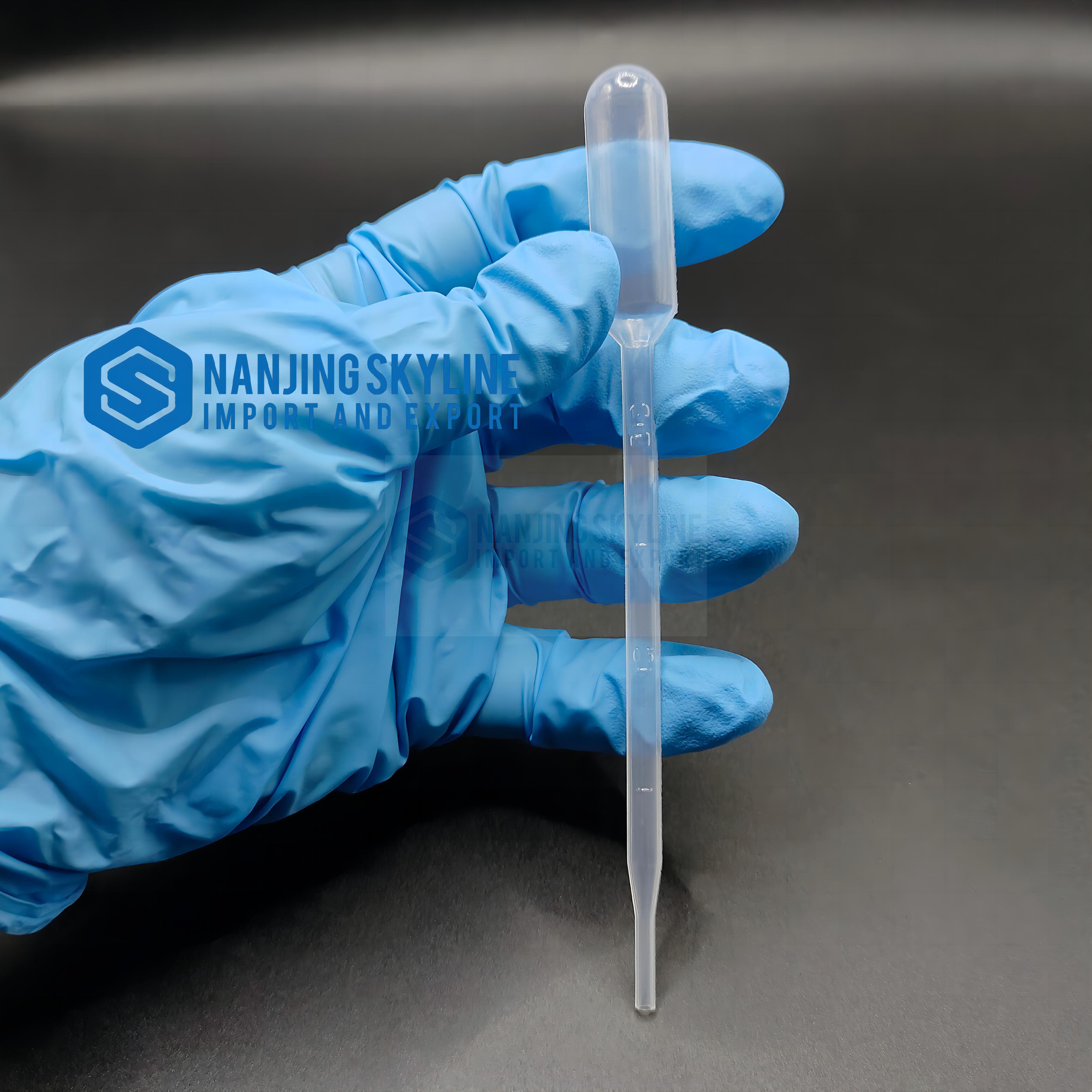 Disposable sterile graduated medical plastic dropper transfer micro pasteur pipette 1ml