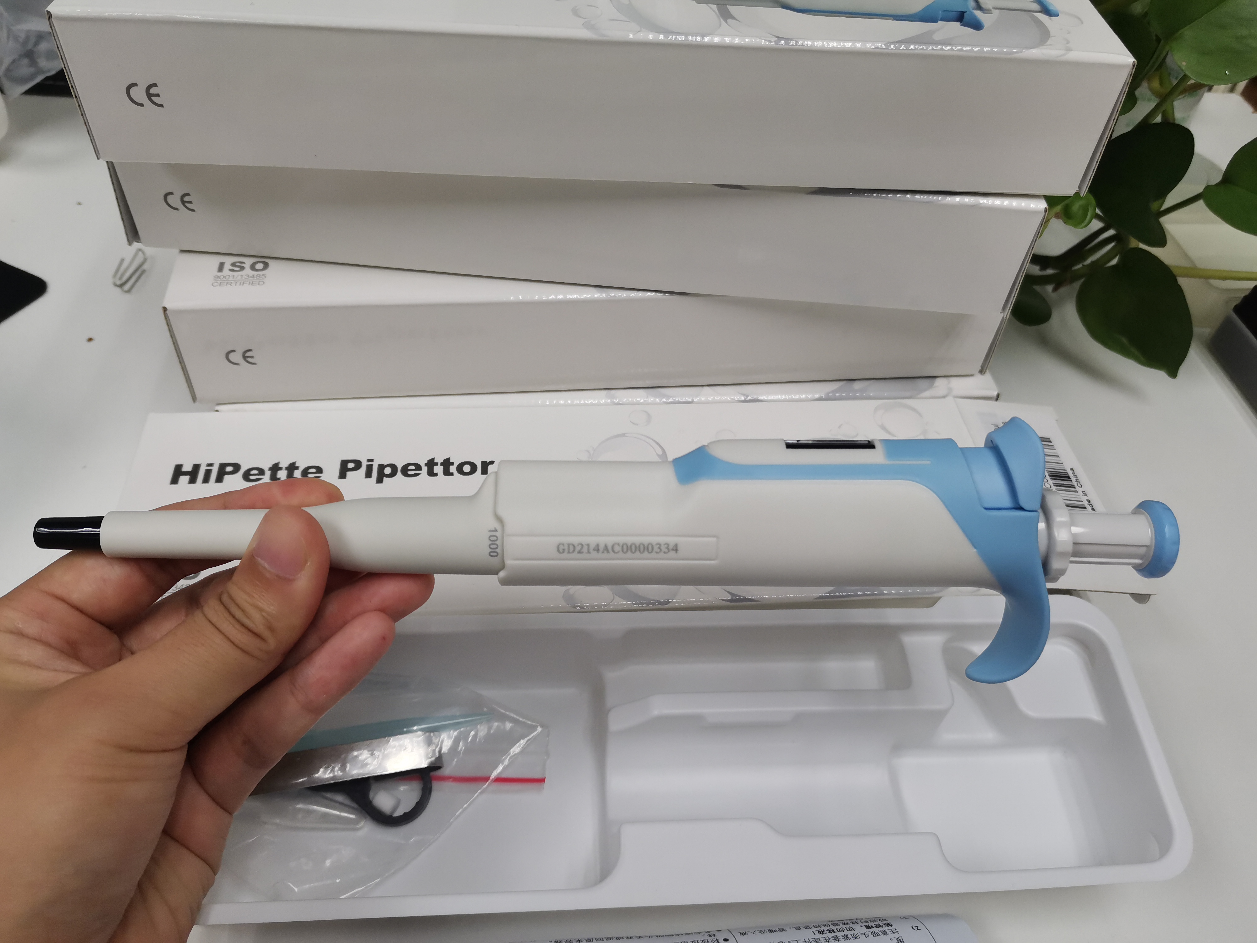 Hipette Fully Autoclavable Mechanical Pipette 100-1000ul