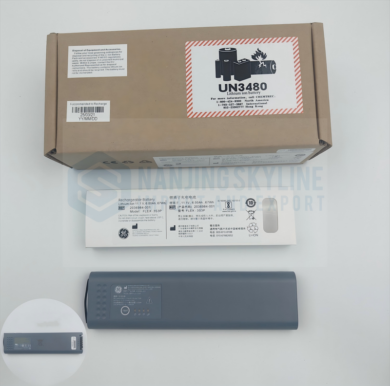 GE B650/B105/B125 Battery REF: 2036984-001 Or M1168356 Or U80206 Model: FLEX-3S3P