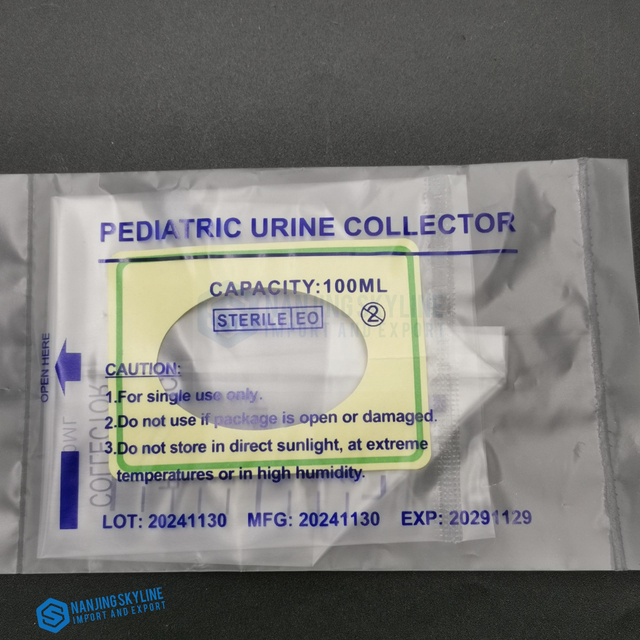 Universal Type Pediatric Urine Bag 100ml Infant Baby