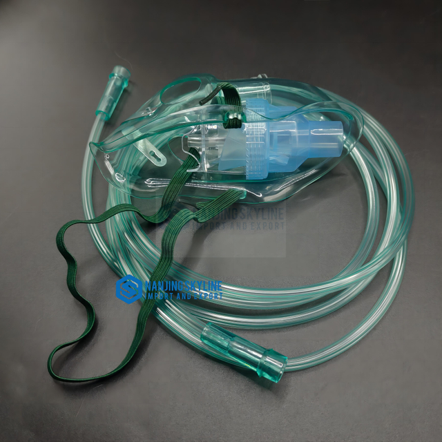 Disposable Nebulizer Mask with nebulizer chamber and tubing