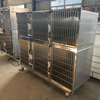 Two-floor Stainless Steel 6 Door Veterinary Cage 1830*700*1575mm