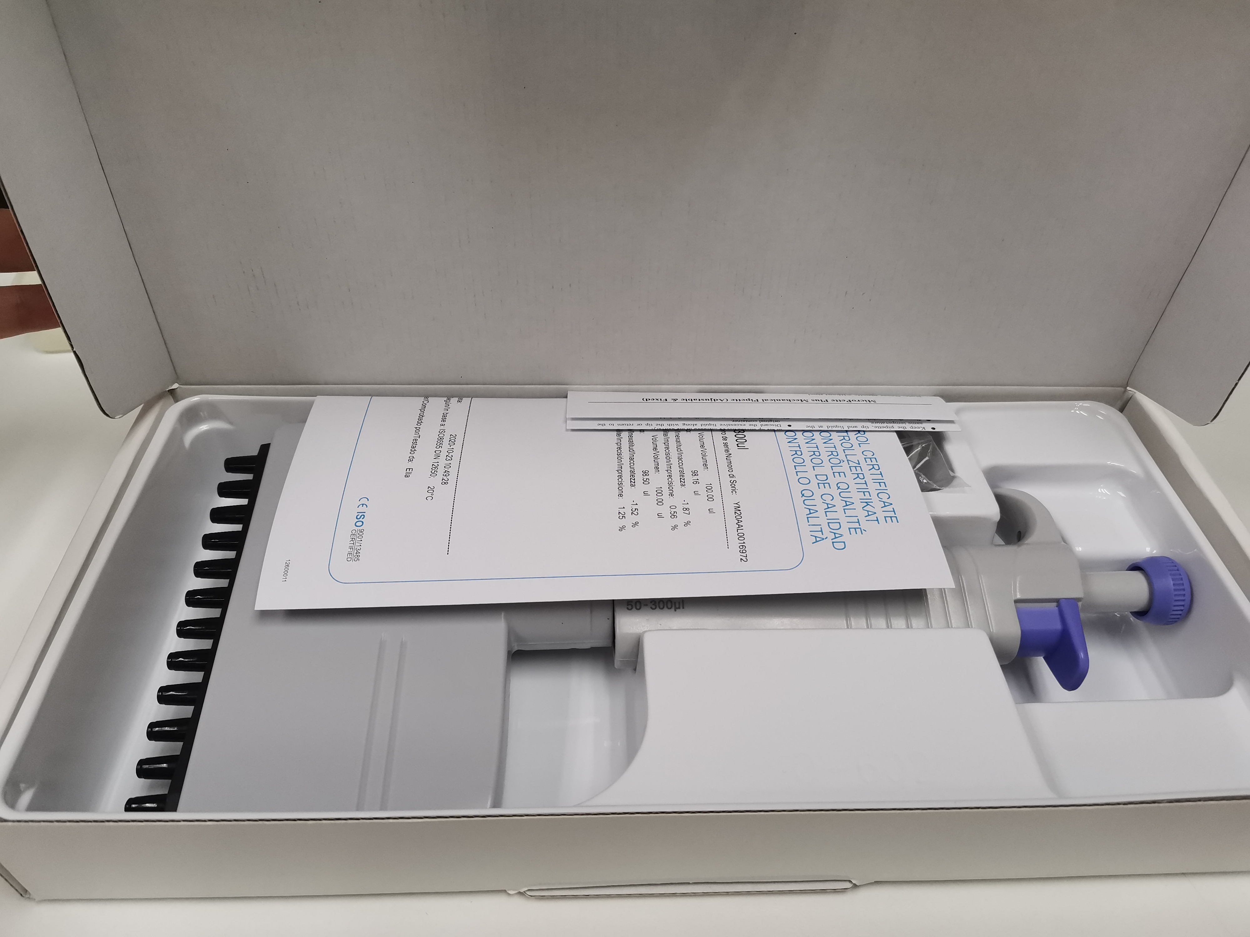 Multi-functional Autoclavable 12-channel MicroPette Plus50-300ul