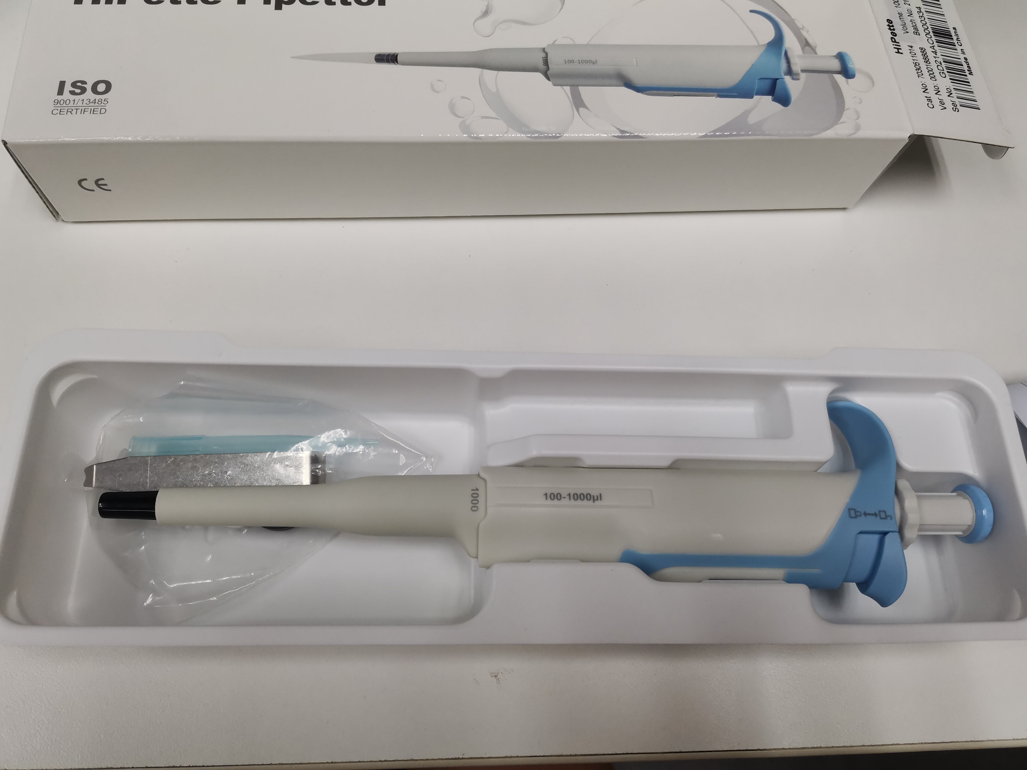 Hipette Fully Autoclavable Mechanical Pipette 100-1000ul