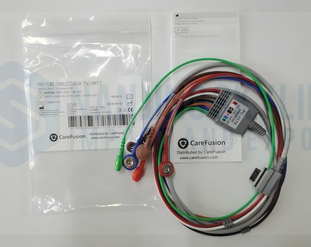 CareFusion GE Original PAT IENT CABLE. SEER LIGHT 3 Channel AHA. REF: 2008594-002