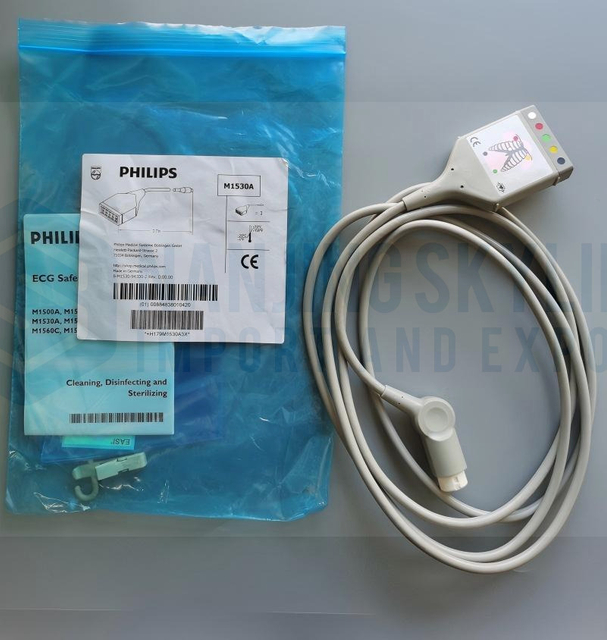 PHILIPS Original 5 Lead ECG Safety Trunk Cables, IEC. REF：M1530A