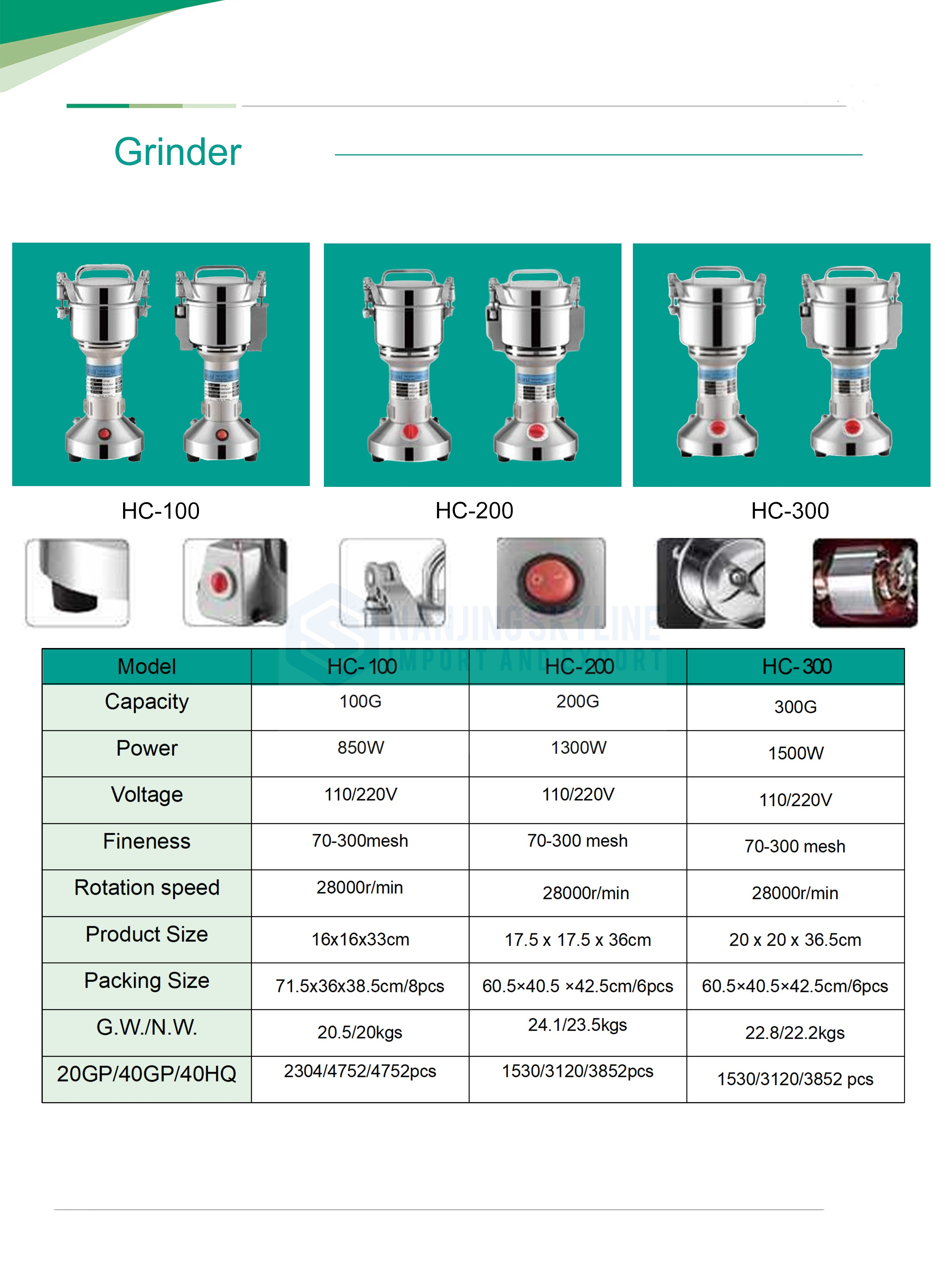 Grinder HC-100