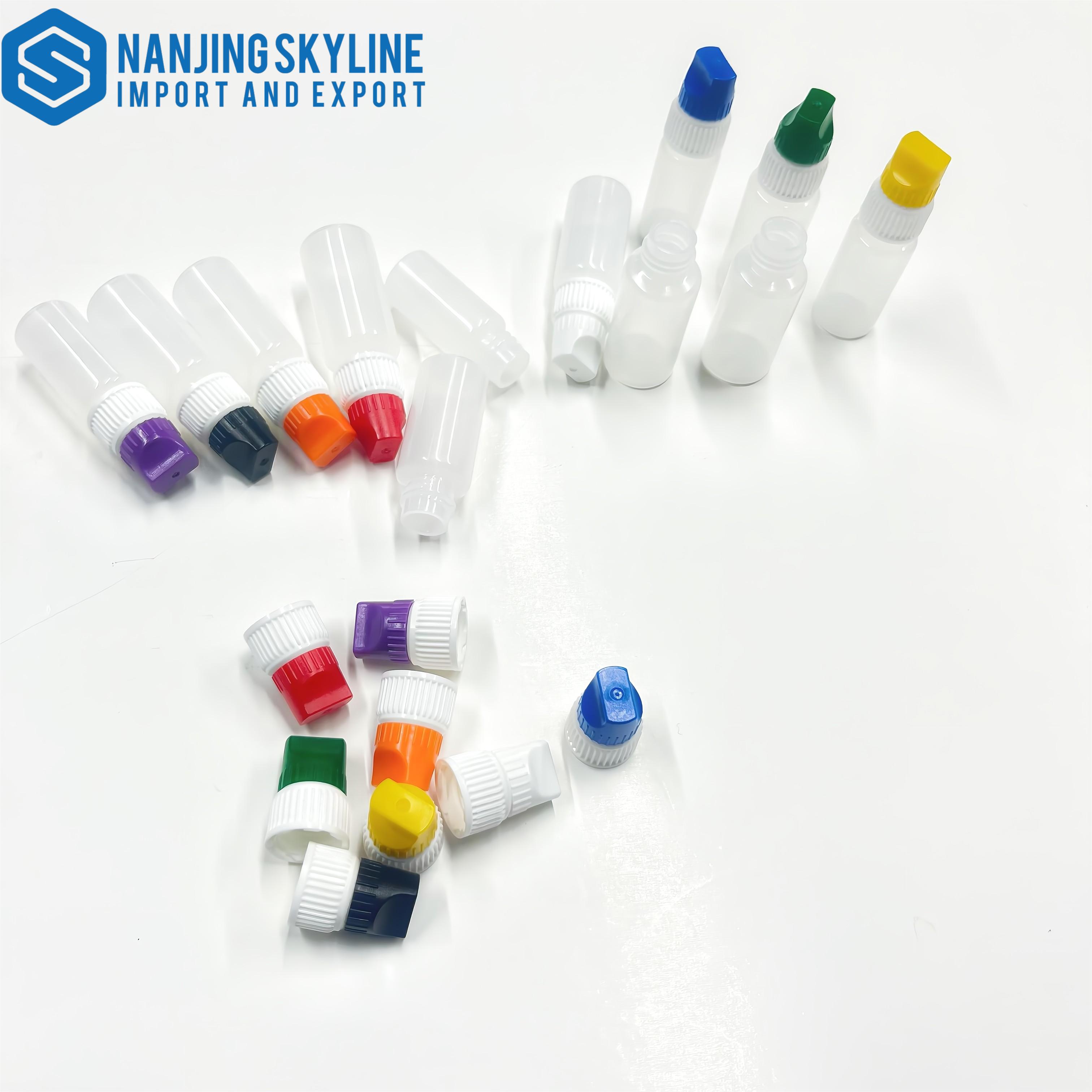 Dripper Bottle 5ml Blue/green/black/purple/orange/red/white Cap