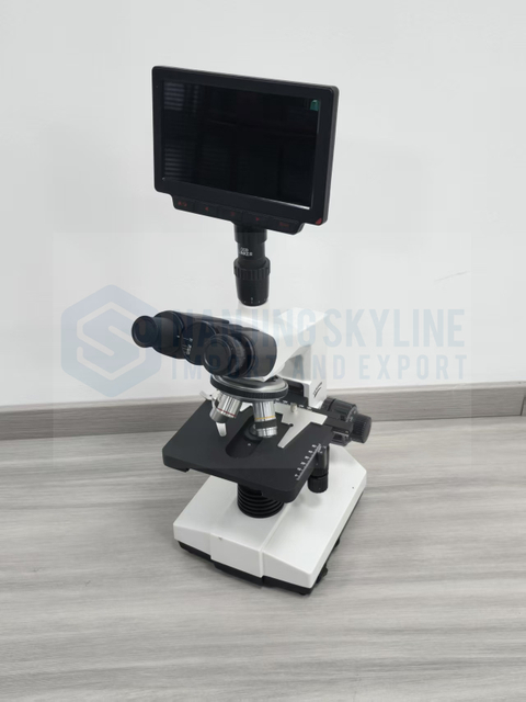 Trinocular Head Biological Microscope with 7inch Screen XSZ-107SM