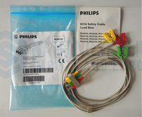 PHILIPS Original 3 Lead ECG Safety Cables, Lead Sets，IEC. REF: M1613A