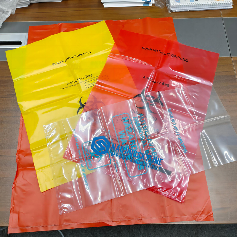 Thicken Medical Garbage Bag Hospital Biohazard Supplies Medicals Garbage Pouch Waste Disposal Bag