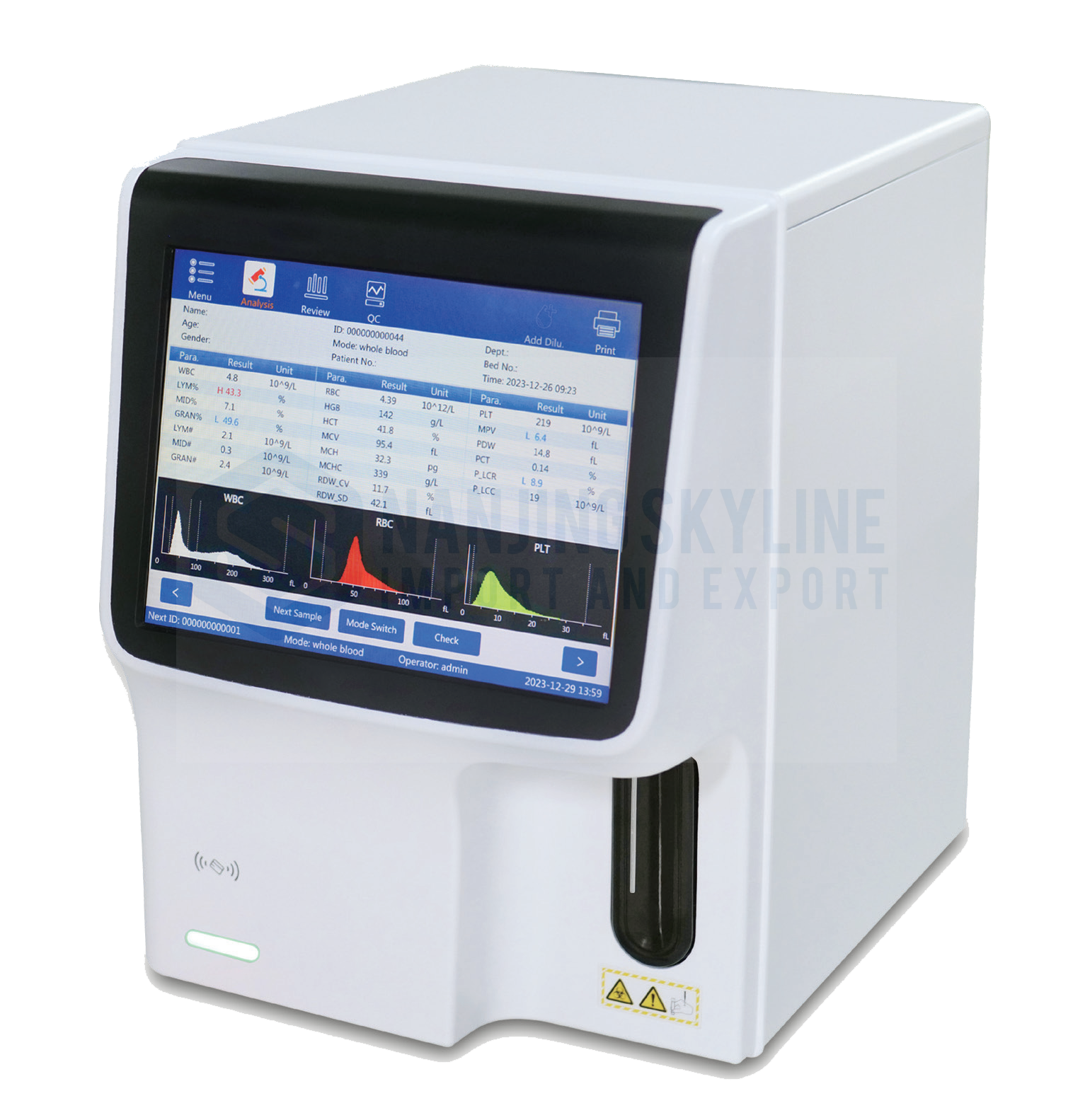 Animal Hematology Analyzer 