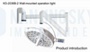 KD-2036B-2 Wall-mounted Operation Light