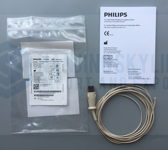 PHILIPS Original EsophagealRectal 10 Fr Temperature Probe. REF: 21076A Or 989803100891