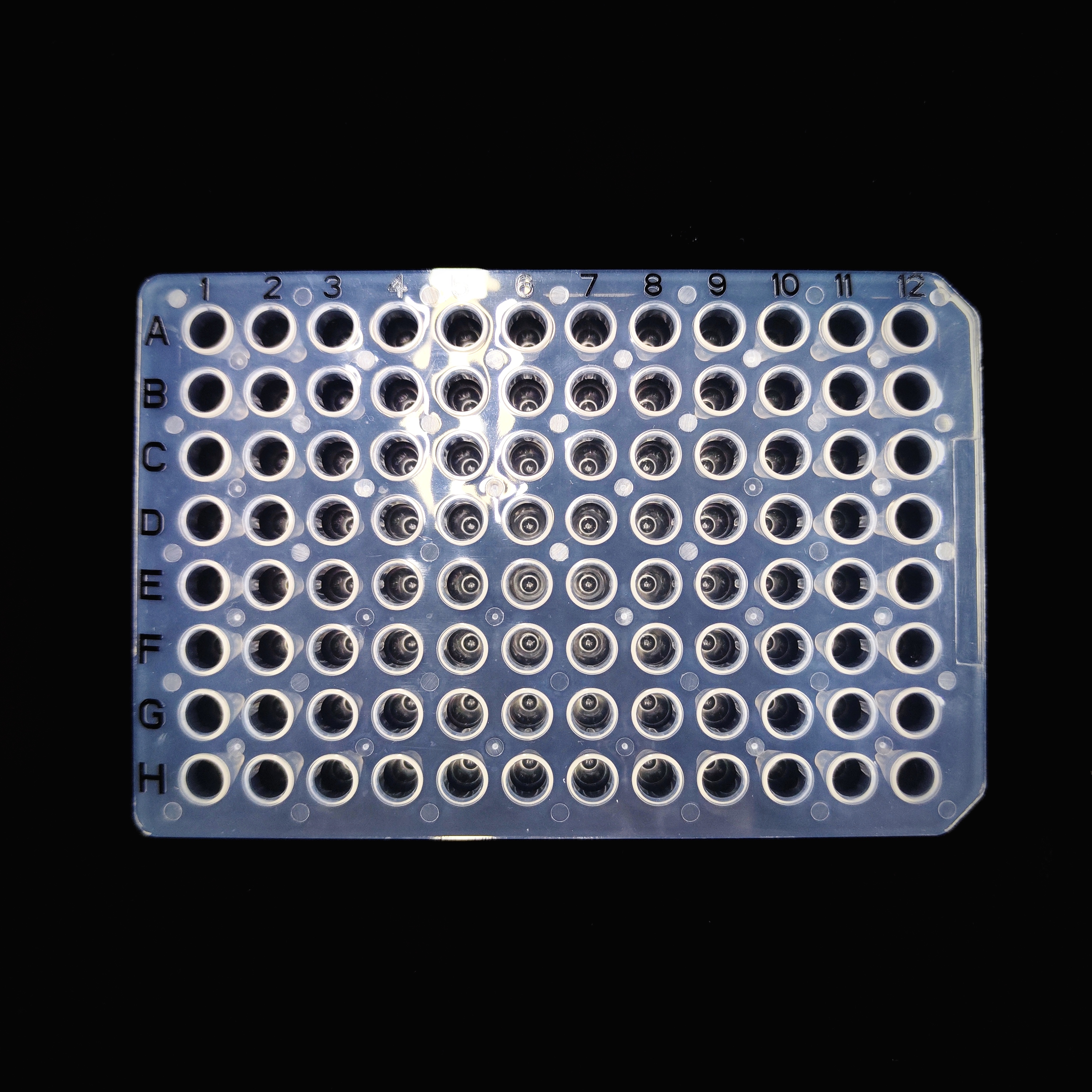 PCR 0.1ml 96 well plate with black mark (Bulk)