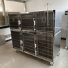 Two-floor Stainless Steel 6 Door Veterinary Cage 1830*700*1575mm