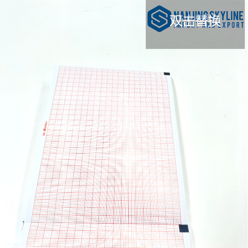 Hospital medical Six Channel ECG Paper 110*140mm for NIHON KODEN ECG 9020P/1250P/9010 EDAN