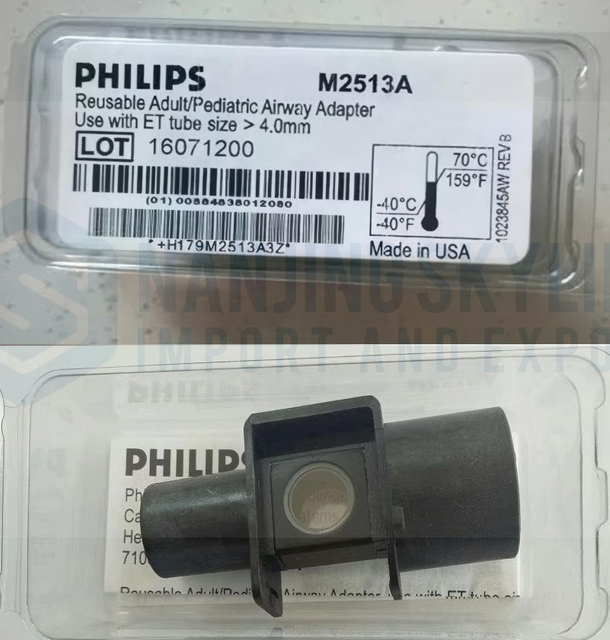 PHILIPS Original Reusable Adult/Pediatric Airway Adapter Use with ET Tube Size >4. 0mm.REF: M2513A Or 989803142681