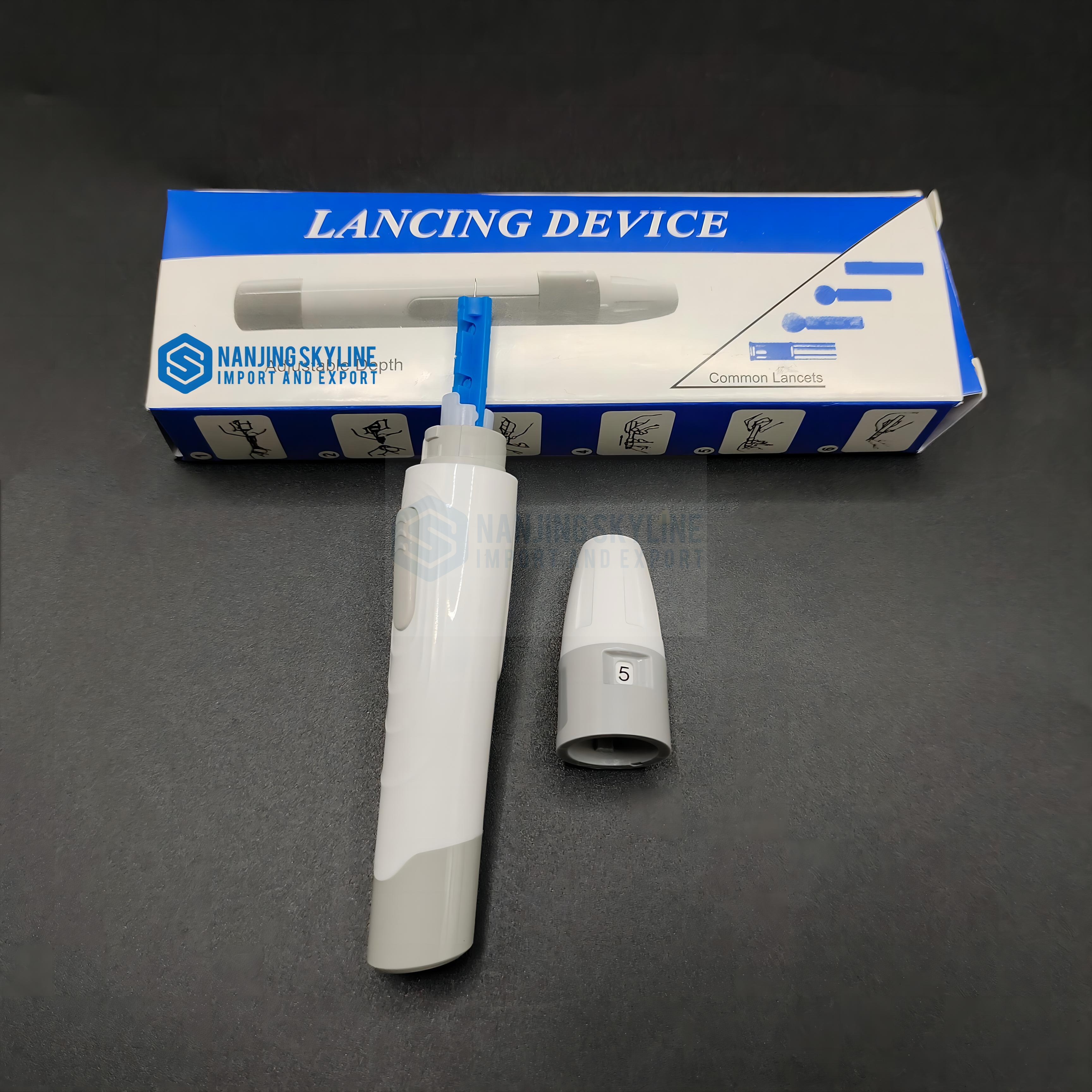 Portable Blood Painless Lancing Device Blood Pen Lancet