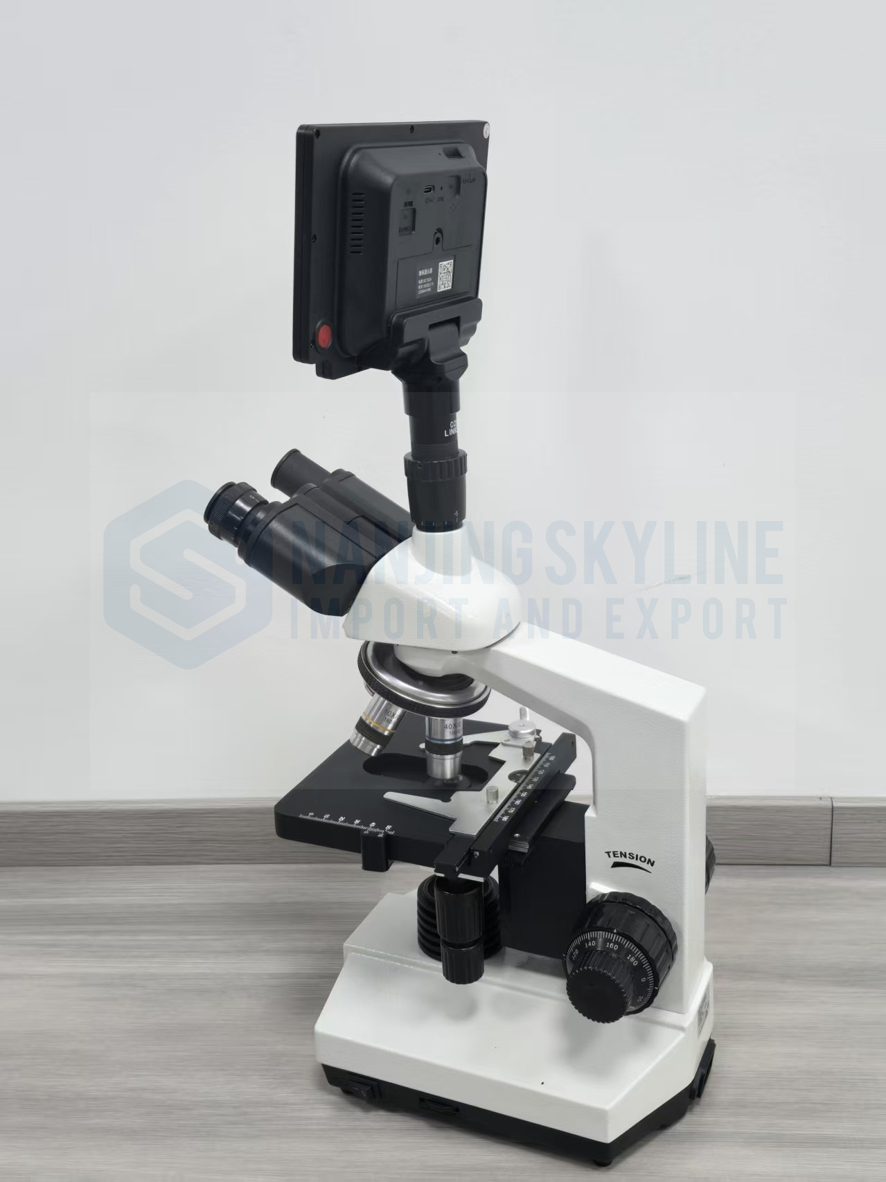 Trinocular Head Biological Microscope with 7inch Screen XSZ-107SM