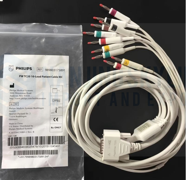 PHILIPS Original PW TC2O 10-Lead Patient Cable IEC.REF:989803175891