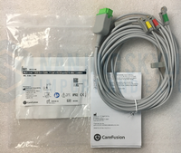 CareFusion GE Original Multi-Link ECG Care Cable, 3 Lead with Integrated Grabber Leadwire, IEC, 3.6m/12ft. REF: 2021141-001