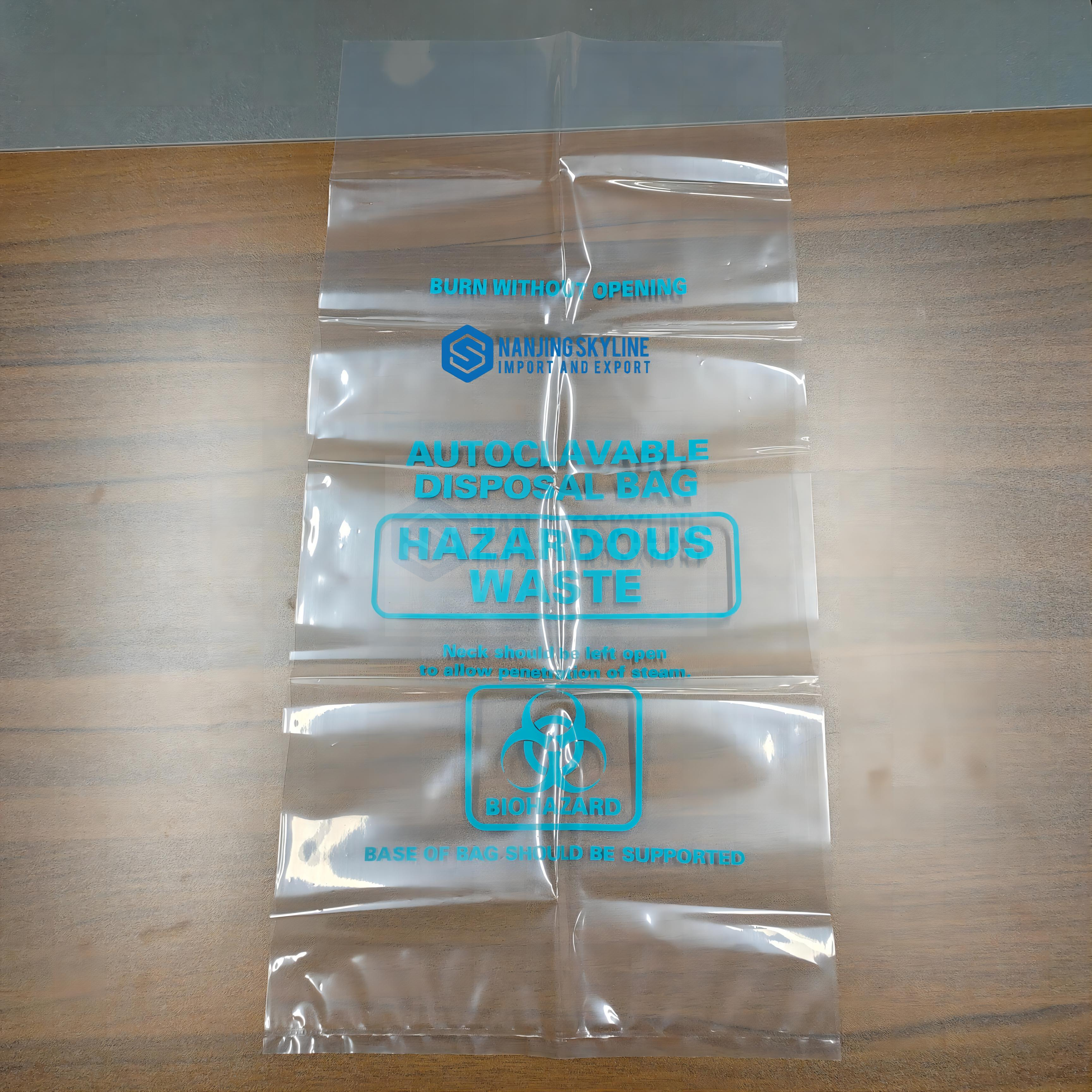 Thicken Medical Garbage Bag Hospital Biohazard Supplies Medicals Garbage Pouch Waste Disposal Bag