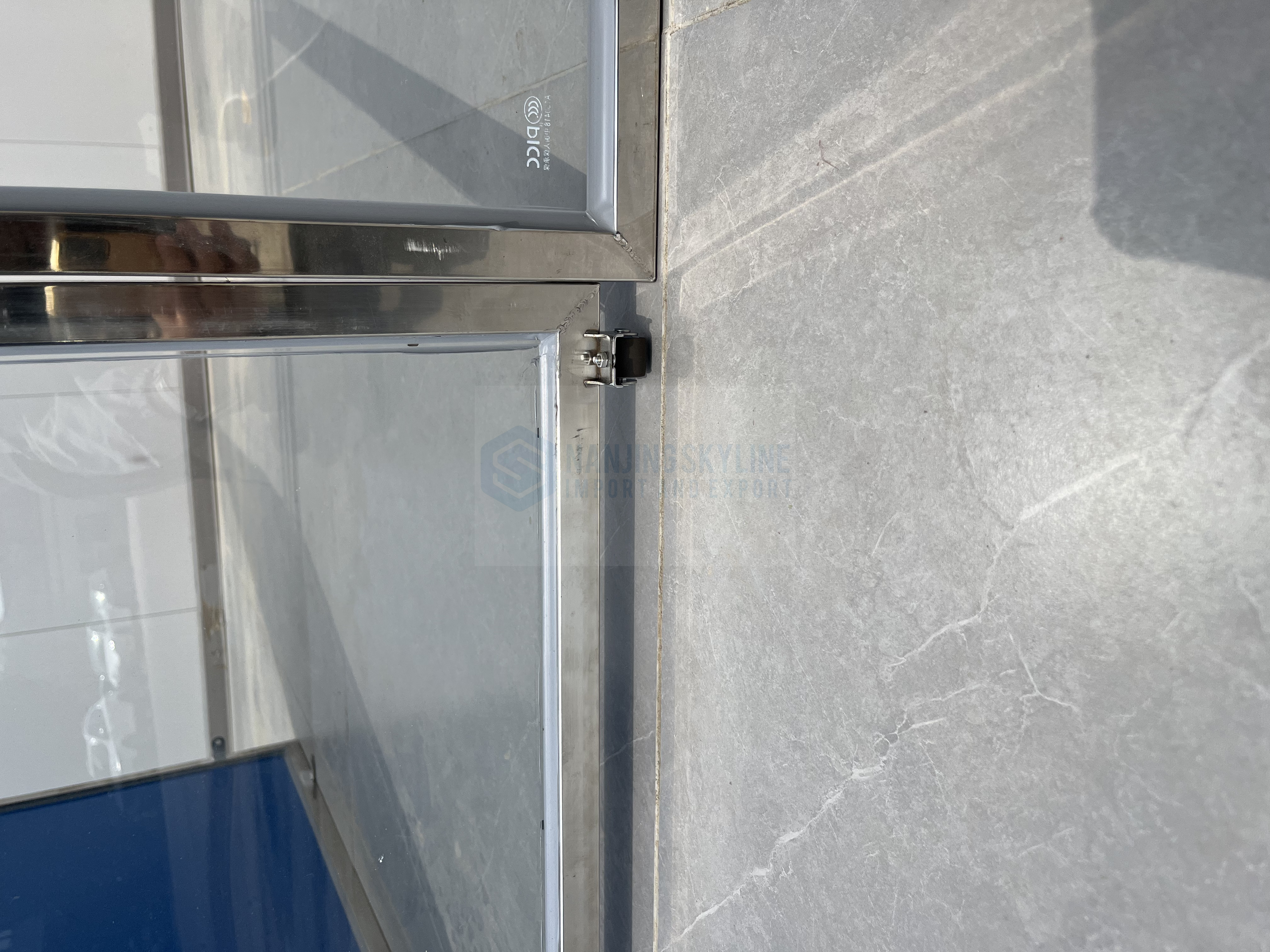 Dog Kennel Heavy Duty Stainless Steel and Glass for Vet Clinics & Boarding Kennel 4*4*5 feet