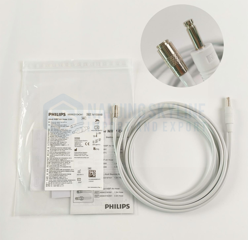 PHILIPS Original M1599B Adult NIBP Air Hose 3.0m. REF989803104341