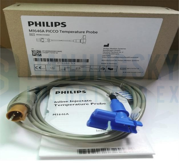 Philips Original Lmported Monitor Temperature Probe Connection PiCCO Main Line of Continuous Cardiac Displacement Technology REF M1646A