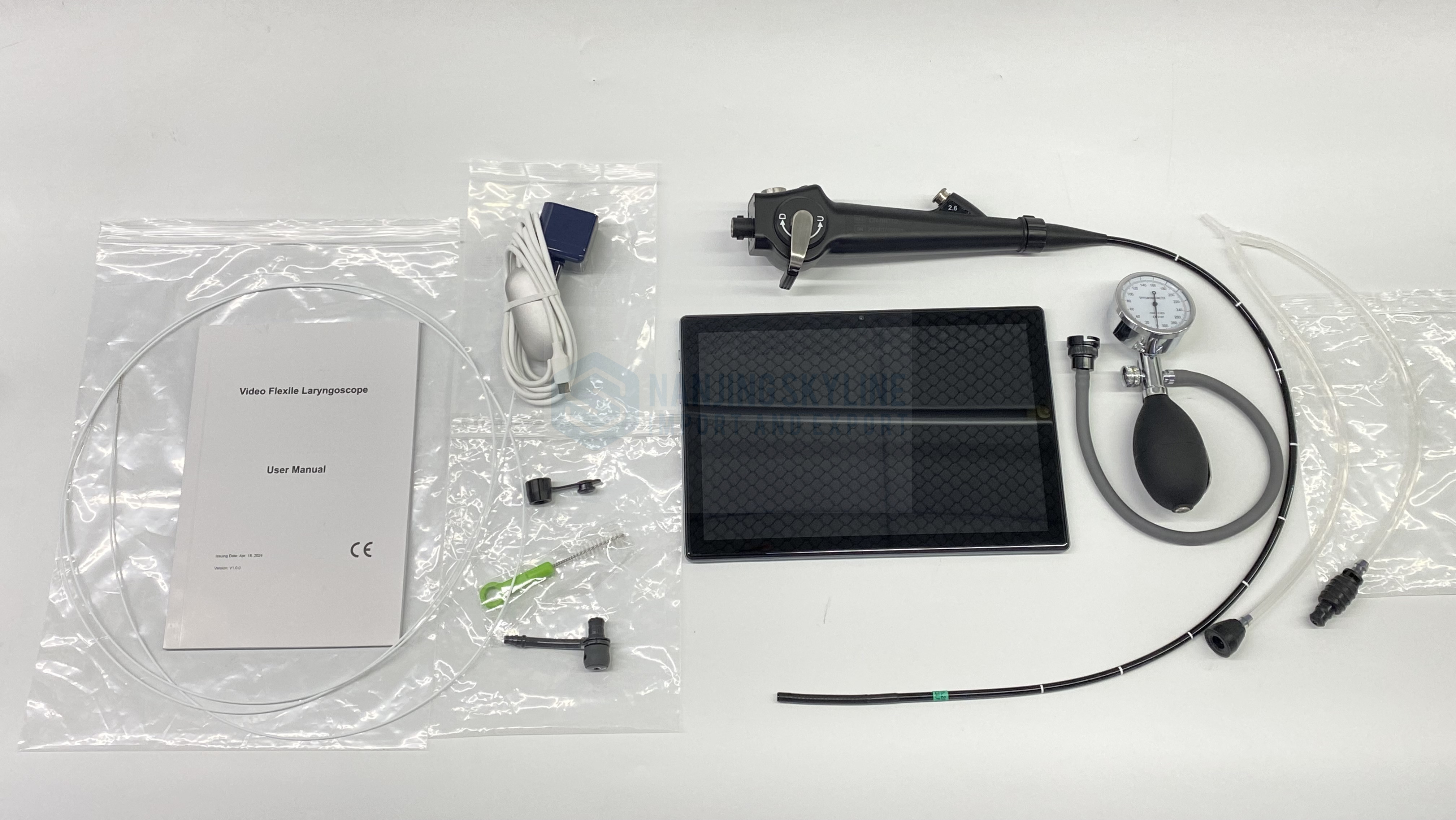  Flexible Video Laryngoscope&Rihnolaryngoscope