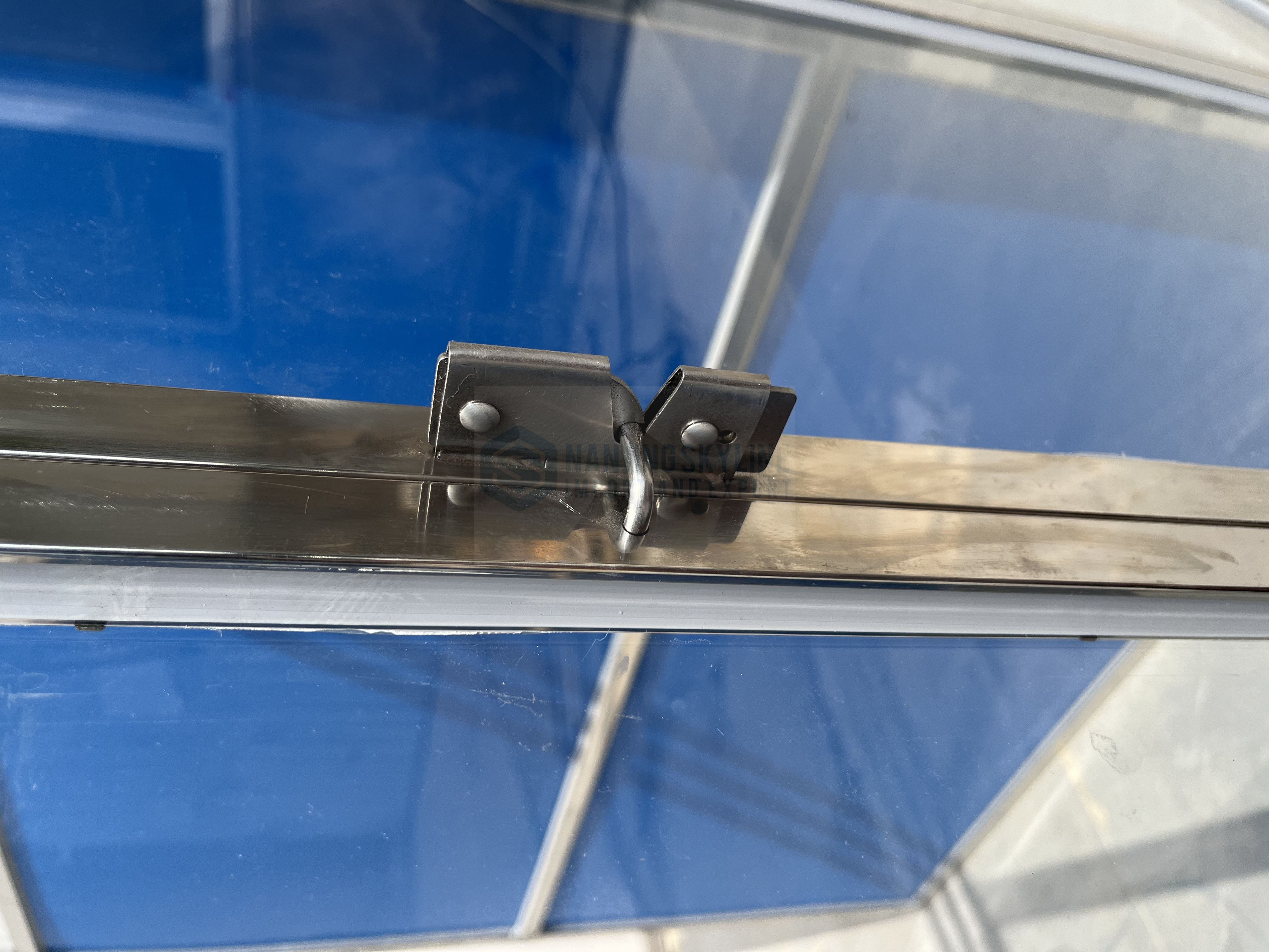 Dog Kennel Heavy Duty Stainless Steel and Glass for Vet Clinics & Boarding Kennel 4*4*5 feet