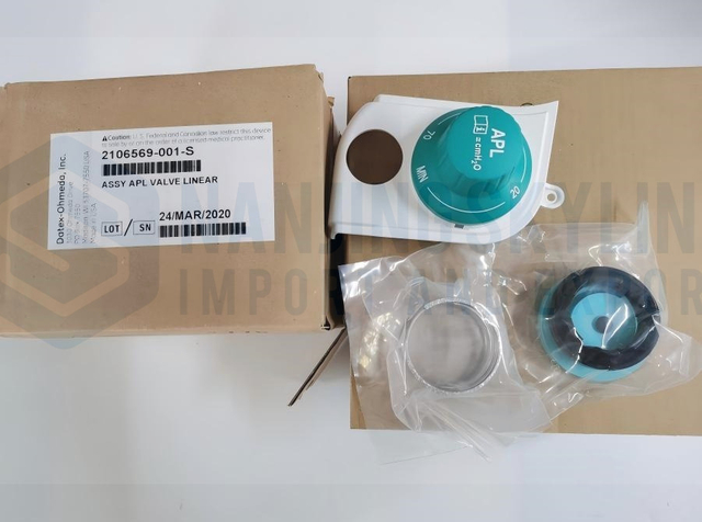 GE Original Datex-Ohmeda, ASSY APL VALVE LINEAR, For AESPIRE 7100. REF: 2106569-001-S Or M1175511-S