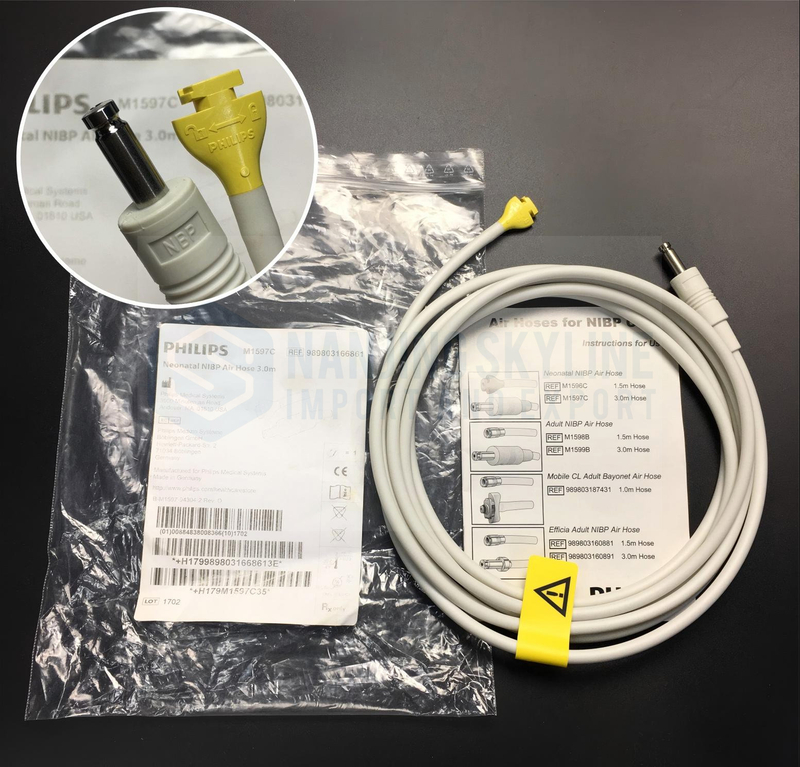 Philips Newborn Blood Pressure Extension Tube REF:M1597C