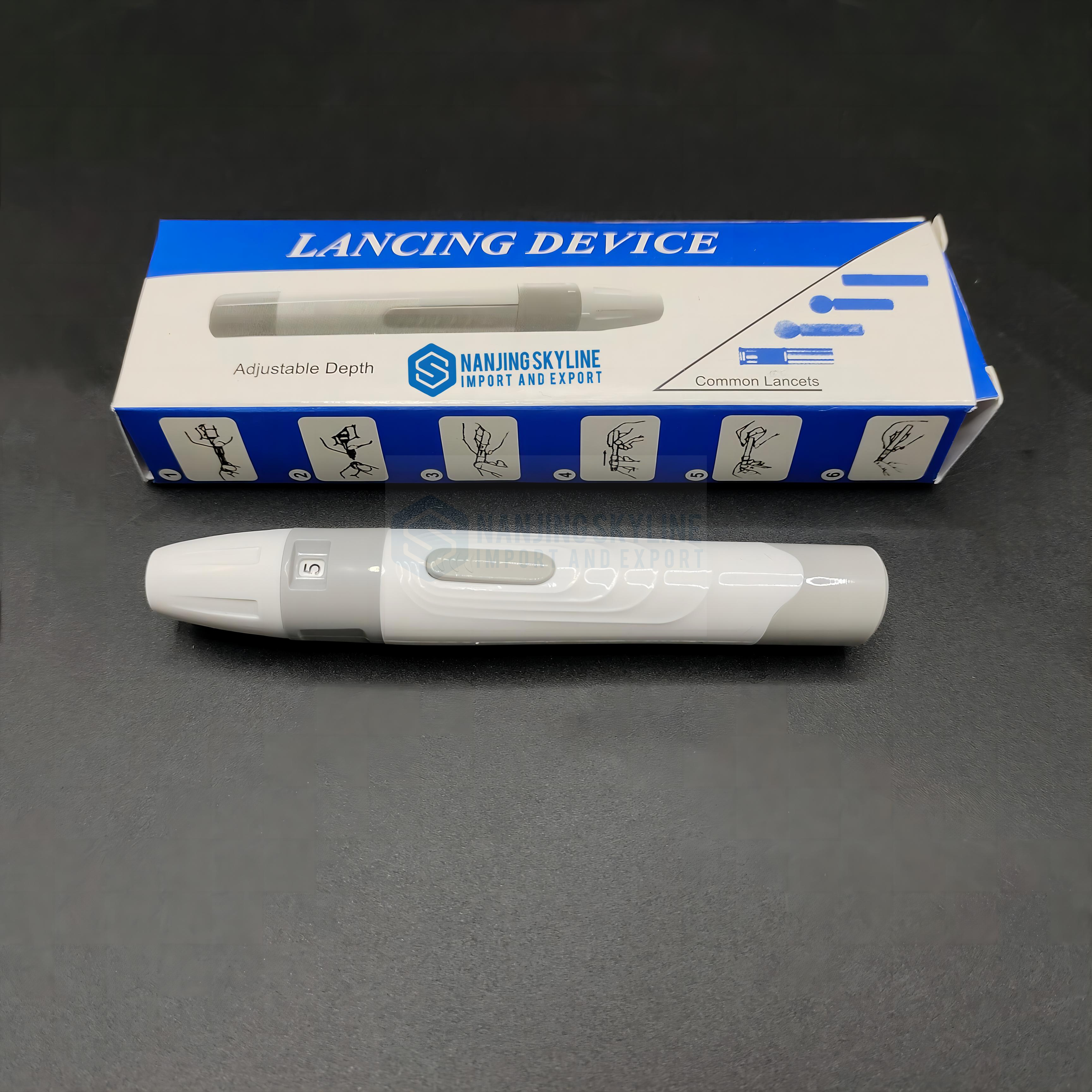 Portable Blood Painless Lancing Device Blood Pen Lancet