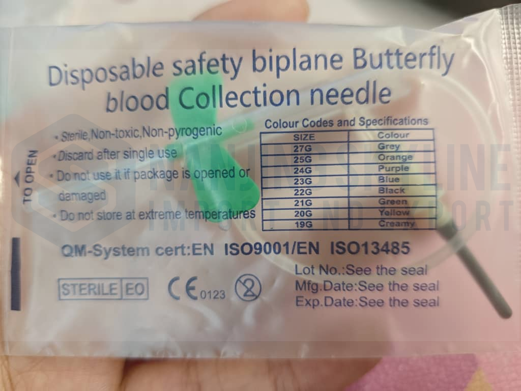Disposable Safety Biplane Butterfly Needle