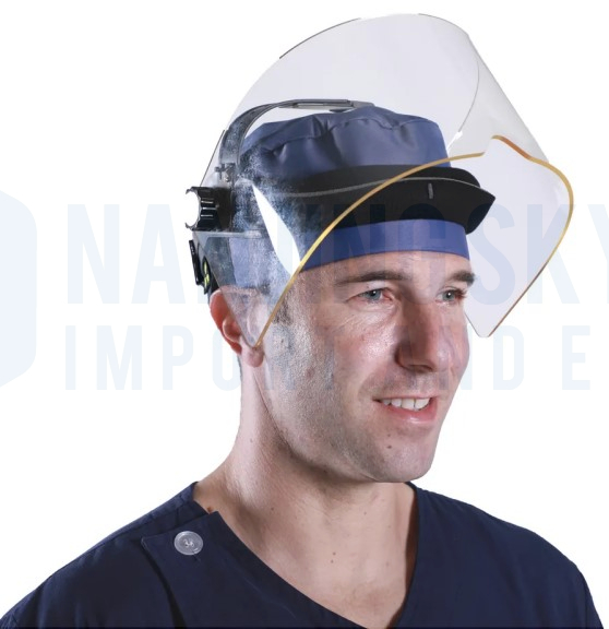 X-ray protective face shield