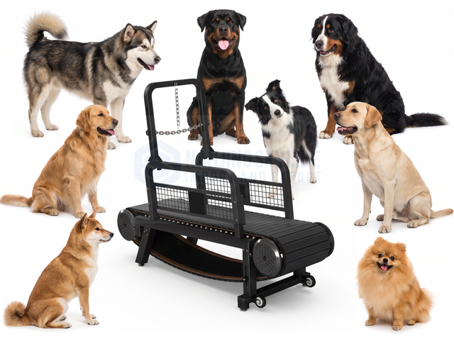 QINEX CARE Non‑Electric Pet Dog Slat Mill Treadmill