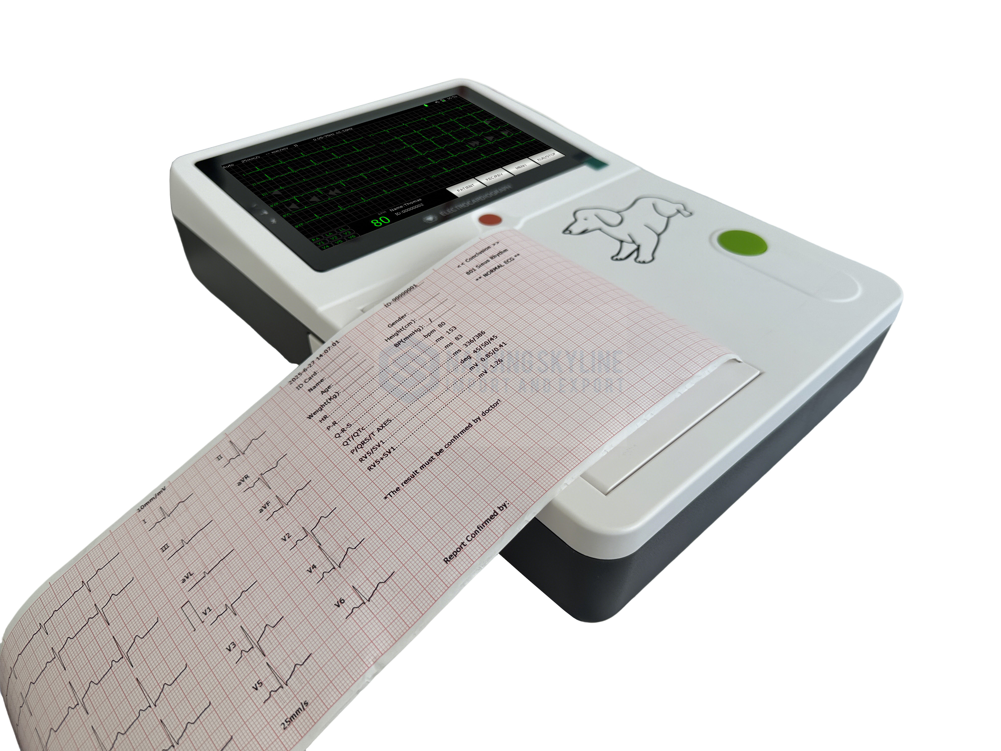  6 Channel Animal ECG