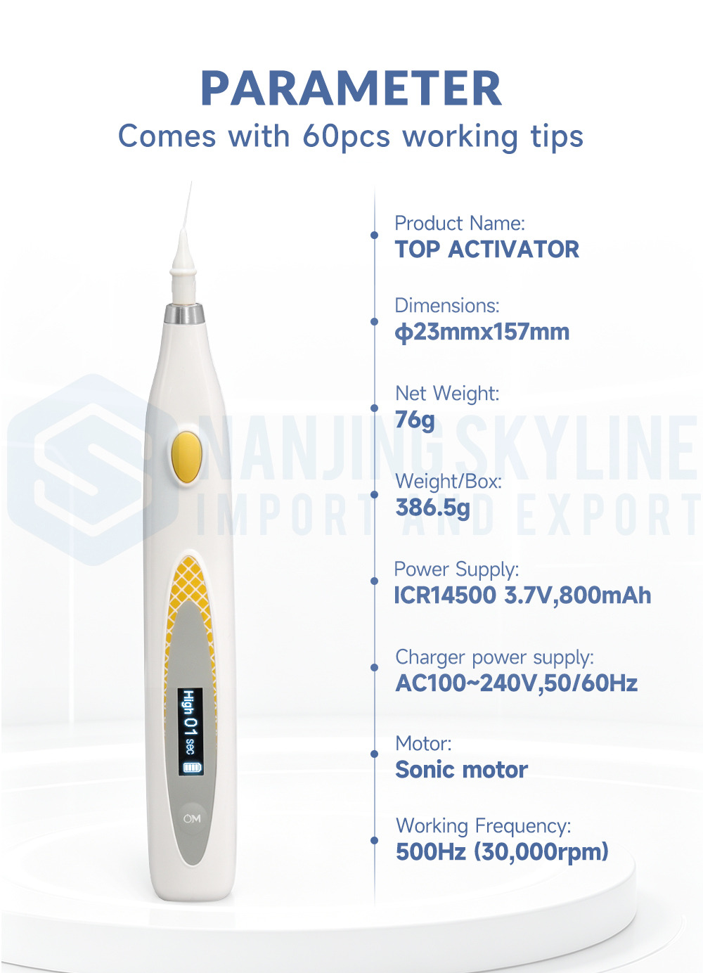 Dental Sonic Endo Activator Cordless 