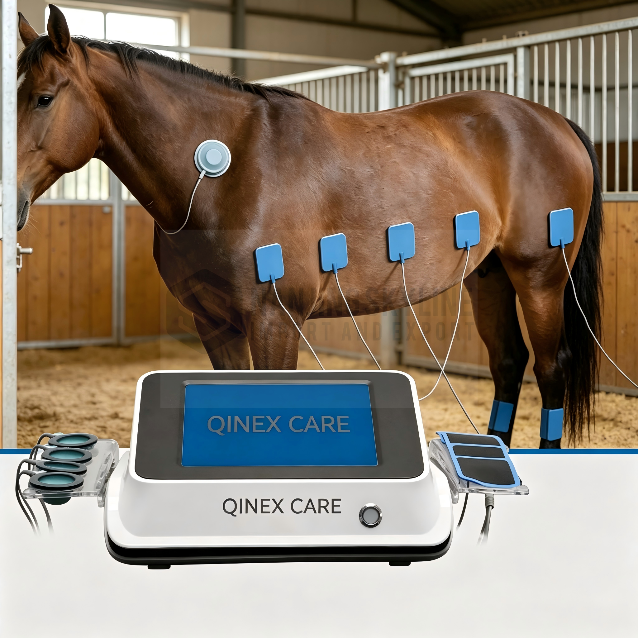 Qinex Care TENS+EMS Physiotherapy Device Cattle Horse Canine